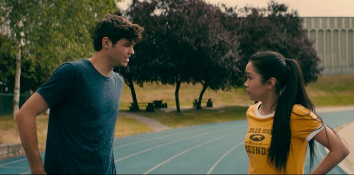  Peter and Lara Jean on the track (Netflix)