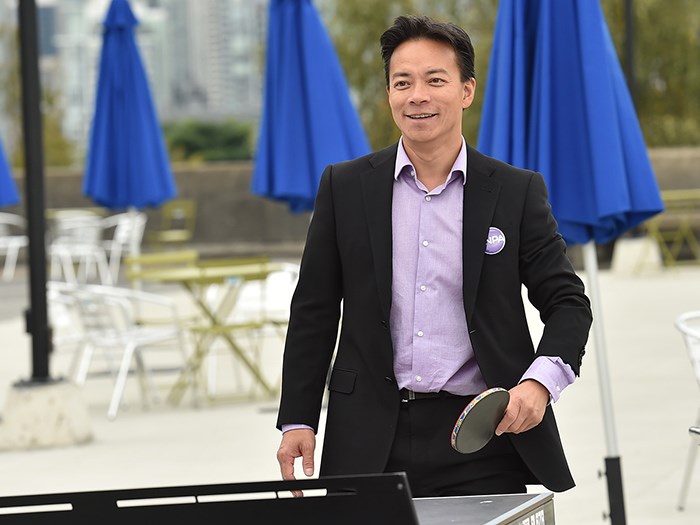  Ken Sim will be playing ping pong with a mix of councillors. Photo Dan Toulgoet