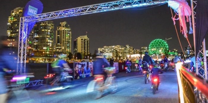  Complete with costumes, music, glowing lights and other things that resemble a rave, Bike the Night is expected to attract a colourful crowd. Photograph By JASMINE SALLAY-CARRINGTON