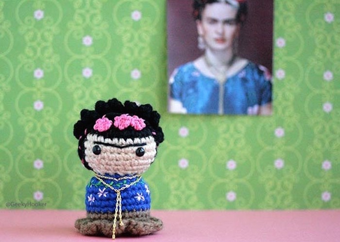  The Geeky Hooker crocheted Frida (Photo courtesy Cindy Wang)