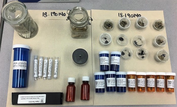  Vancouver police say their controversial seizure of cannabis products, shown here in a police handout image, from a program that offers pot to heroin addicts has been mis-characterized as a raid. THE CANADIAN PRESS/HO-Vancouver police service