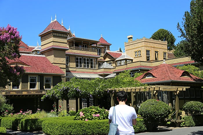  Outside the Winchester Mystery House in San Jose, California. Photo Bob Kronbauer