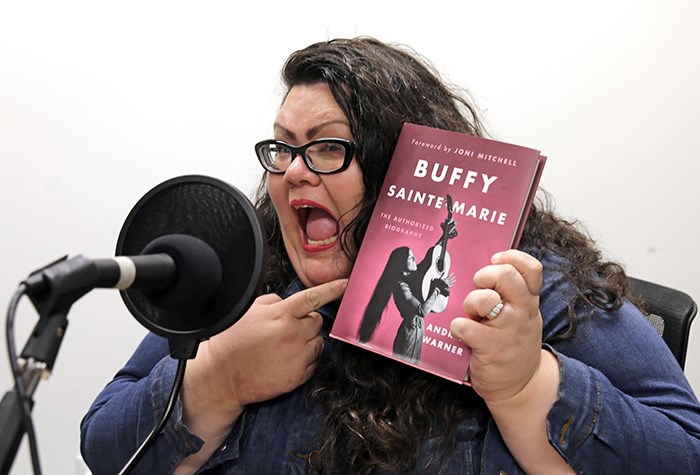  Author of Buffy Sainte Marie: The Authorized Biography, Andrea Warner. Photo Bob Kronbauer