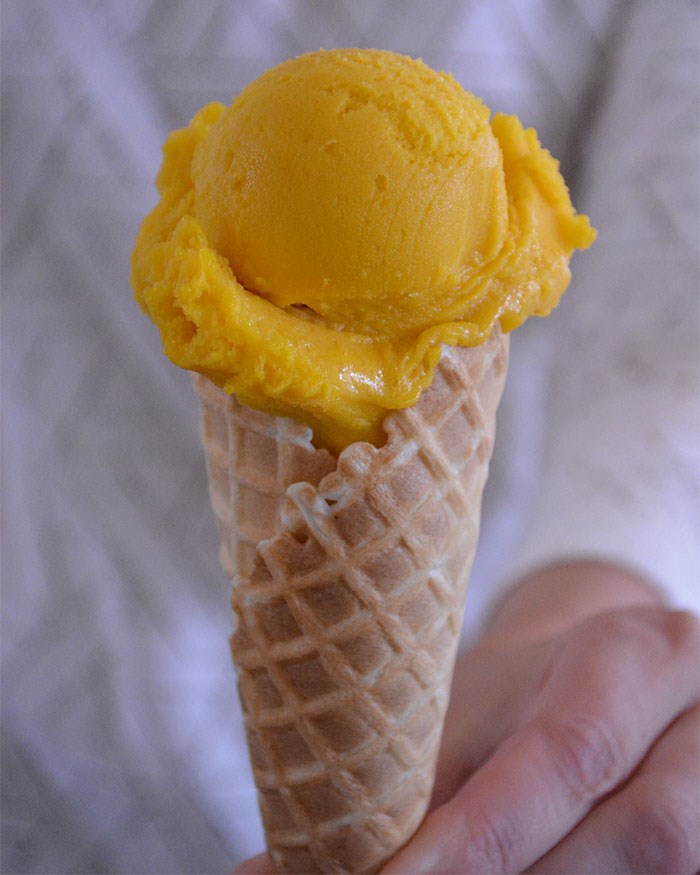  Vegan mango sorbetto