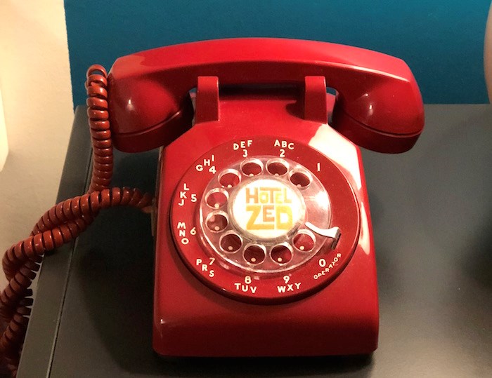 Hotel Zed graciously includes instructions on how to use the rotary phone in your room, which might make you feel really old (Lindsay William-Ross/鶹ýӳ)