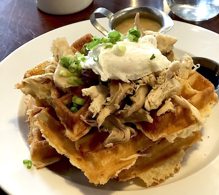  Chicken & Waffles done differently at The Ruby (Lindsay William-Ross/Vancouver Is Awesome)