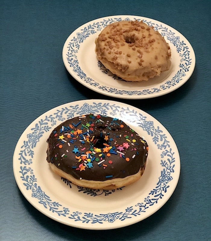  Enjoying Empire Donuts in the room at Hotel Zed in Victoria (Lindsay William-Ross/Vancouver Is Awesome)