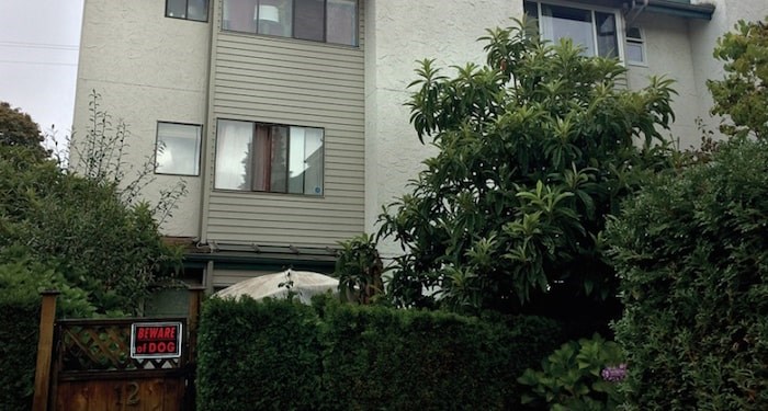  The North Vancouver townhouse at the centre of a short-term rental dispute. Photo by Mike Wakefield, North Shore News