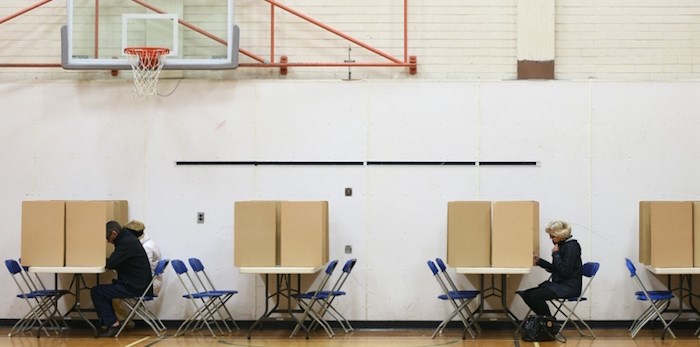  Voting in Vancouver. Photo Dan Toulgoet