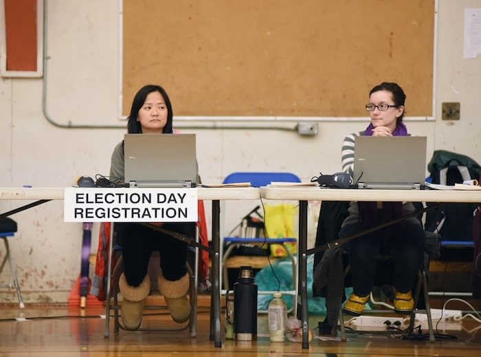  Voter turnout in Vancouver elections has only passed the 40 per cent threshold twice since 1996. Photo Dan Toulgoet