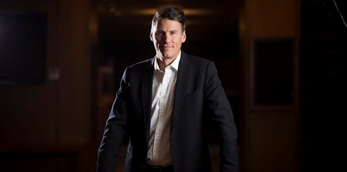  Outgoing mayor Gregor Robertson is pictured outside his office at City Hall in Vancouver, Thursday, Oct. 4, 2018. After 10 years leading British Columbia's largest city, Robertson is preparing to step away from the helm. THE CANADIAN PRESS/Jonathan Hayward