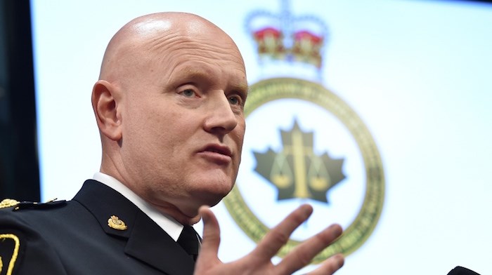  Vancouver Police Chief Adam Palmer, who is also president of the Canadian Association of Chiefs of Police, spoke to the media Monday, Oct. 15 about police readiness for the legalization of recreational marijuana in Canada, which goes into effect on Oct. 17. Photo Dan Toulgoet