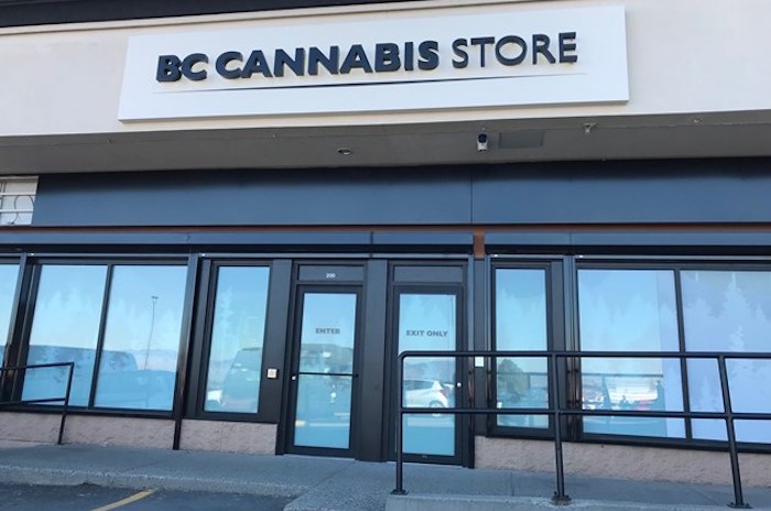  The B.C. Cannabis Store in Kamloops is located in the Columbia Place Shopping Centre. (Tereza Verenca/Kamloops Matters)