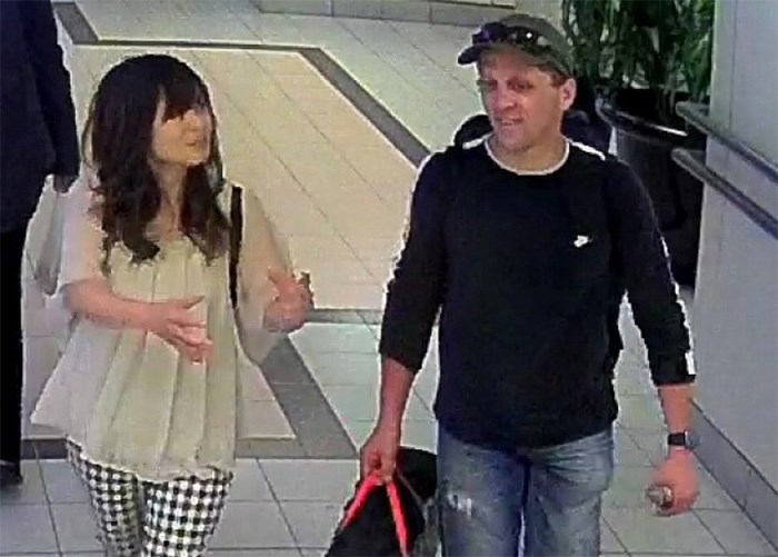  Burnaby RCMP released still images in September of William Schneider with missing Japanese student Natsumi Kogawa whose body was found in Vancouver's West End on Sept. 28. Schneider has been charged with second degree murder in her death. Photograph submitted