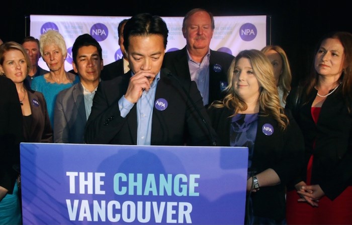  NPA mayoral candidate Ken Sim lost the race Saturday to become the city’s new mayor to Kennedy Stewart, who won by 984 votes. Photo Rob Kruyt