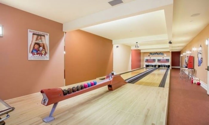  The home has not one but two professional-grade bowling lanes. Listing agents: Amy Alto, Scotti Alto