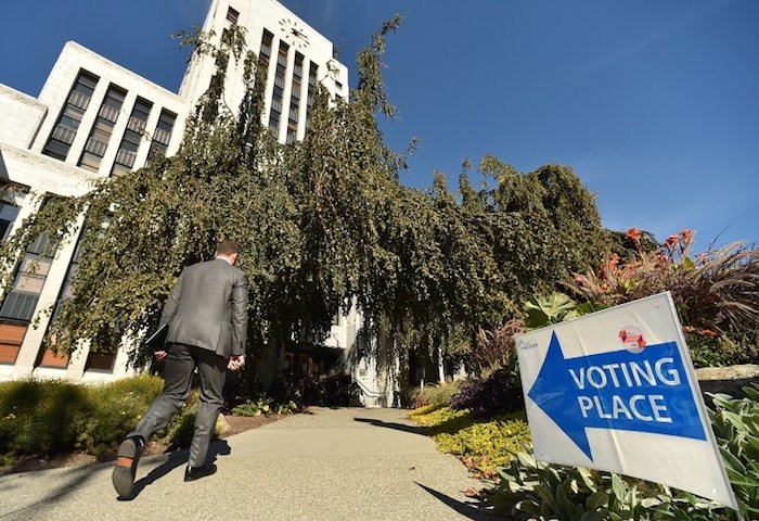  Only 39.4 per cent of eligible voters cast ballots in Saturday’s election. Photo by Dan Toulgoet