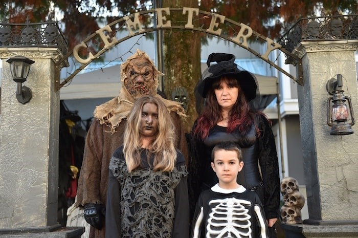  Every Halloween season, the Rundgrens turn their South Vancouver home into a haunted house, complete with animatronics and actors. Photo by Dan Toulgoet.