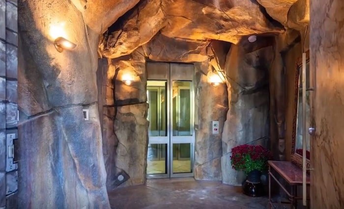  Have you ever seen a home with an elevator like this one? Us neither. Listing agent: Viive M. Truu. Image via YouTube