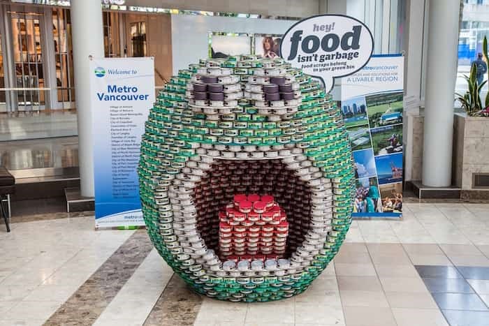  This is a crazy animal built out of cans at a previous event. CONTRIBUTED
