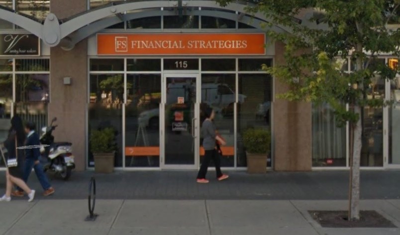  FS Financial Strategies is being investigated by the BCSC over $47 million investment fraud allegations. Google Maps photo