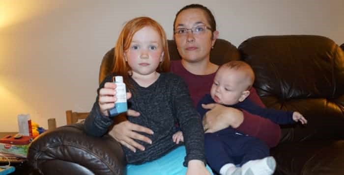 Tania Tisdale, who claims her six-year-old daughter has developed asthma and respiratory problems from having lived in a mold-plagued unit at Ladner Willows for five years.