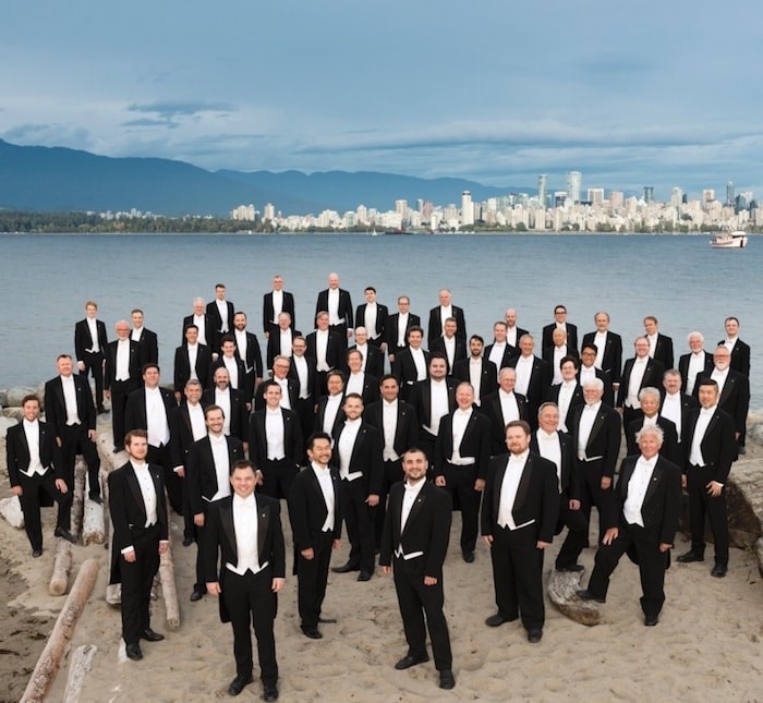  Chor Leoni men’s choir will hold Remembrance Day concerts Nov. 10 and 11 at St. Andrew’s-Wesley United Church. Photo David Cooper