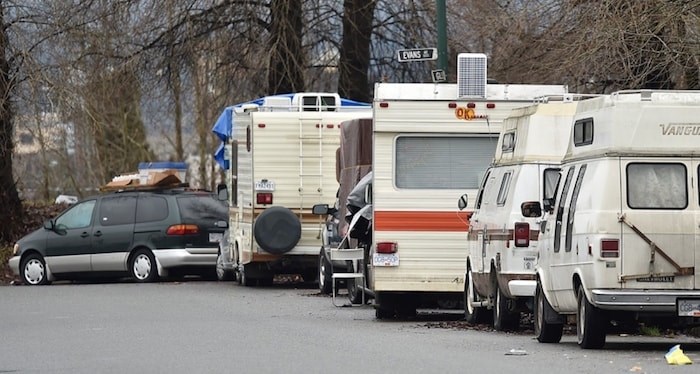  The City of Surrey is outlawing sleeping in camper vans parked on streets. File photo/Vancouver Courier 