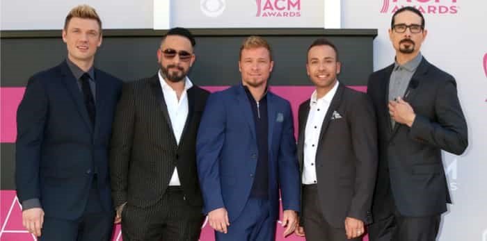  Backstreet Boys at the Academy of Country Music Awards 2017 at T-Mobile Arena on April 2, 2017 in Las Vegas, NV / Shutterstock
