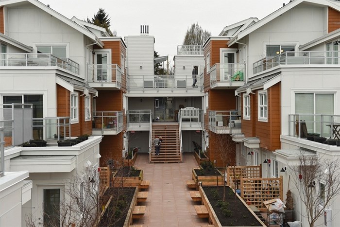  It took four years from its inception for the Vancouver Cohousing to be completed. Photo Dan Toulgoet