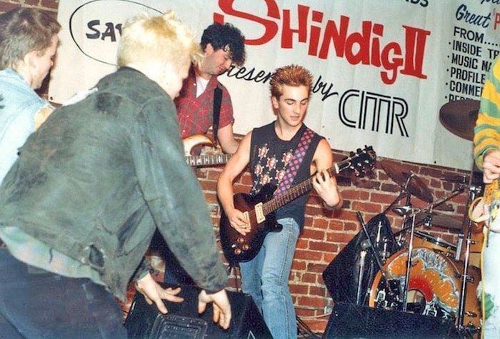  NG3 rocks out at the Savoy at one of CiTR's first Shindig competitions. Photo courtesy Bill Fish