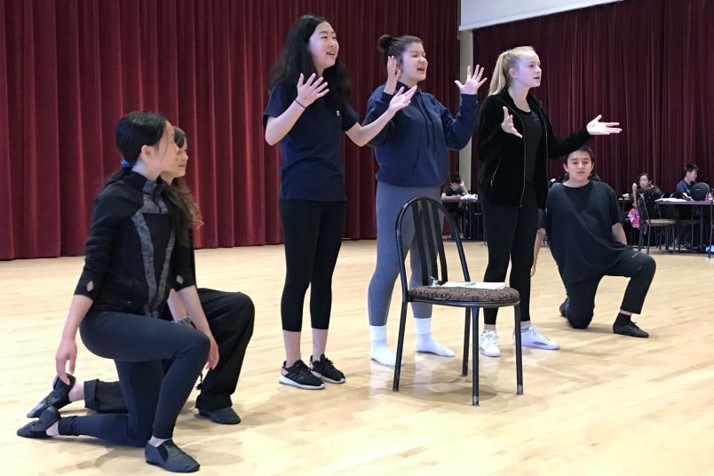  he Children's Theatre of Richmond Association rehearse for their production of the Little Mermaid. Photo: Children's Theatre of Richmond Association