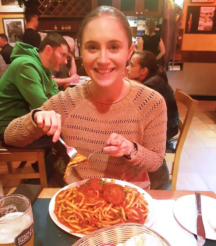  The pasta challenge begins (Elisia Seeber)