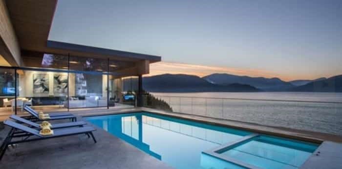  This West Vancouver home close to Horseshoe Bay is brand new and was listed November 19 for $12.88 million. Listing agent: Geoff Taylor
