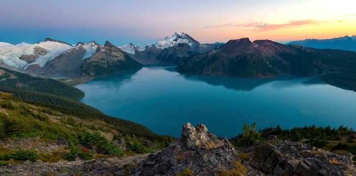  Researchers recently learned more about Lake Garibaldi and its origins after mapping the lake’s floors. Volcanologist Dr. Steven Quane discussed his findings during “Spires, Columns, Tables and Lakes: How volcanoes and glaciers shaped our land,