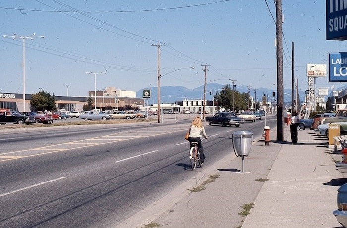  A shot of No. 3 Road back in the 1970s. Photograph via Richmond Archives