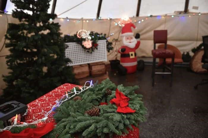  More donations are still needed to bring Santa's Teepee to life this Christmas. - Dan Toulgoet