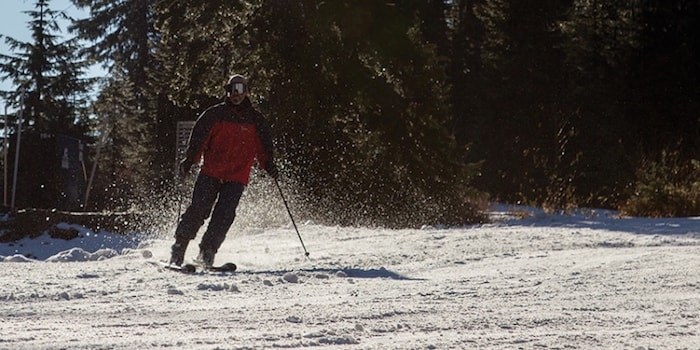  A skier makes some fresh tracks on Cypress during opening day last season. file photo Kevin Hill, North Shore News