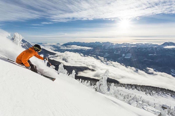  Revelstoke Mountain Resort, located just a few minutes from downtown, is still one of the underappreciated gems of the B.C. ski and snowboard scene despite boasting the most vertical terrain of any resort in North and South America. Photo by Royce Sihlis