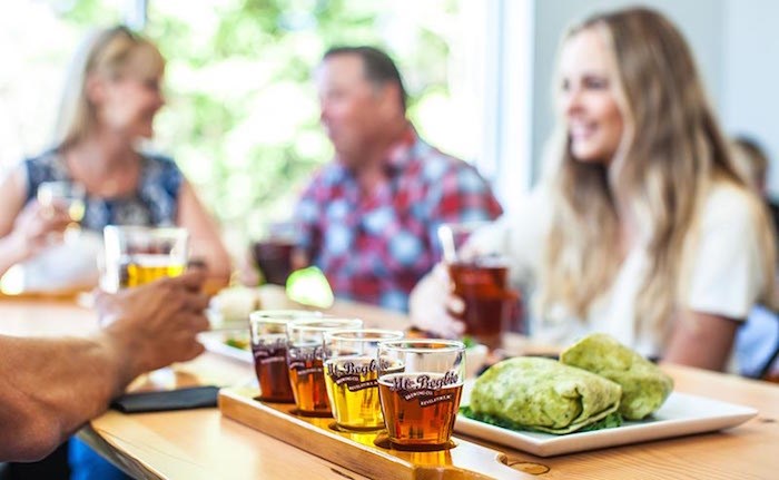  Mt. Begbie Brewing's new taproom is a great place for some aprés pints and bites. Contributed photo