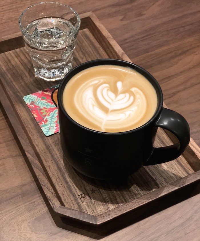  A latte brewed on the Reserve Bar espresso machine made with Reserve Christmas blend (Lindsay William-Ross/Vancouver Is Awesome)