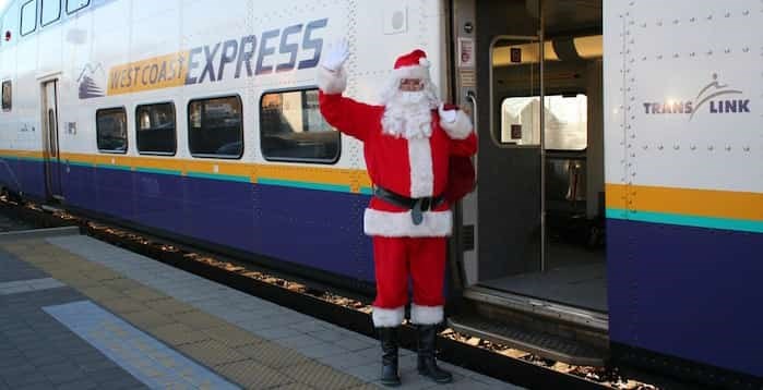  The Santa Train departs Mission City at 10 a.m. / 
