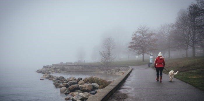  Walking on a chilly day in Vancouver/Shutterstock