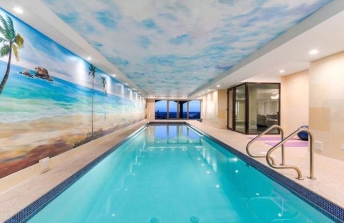 This West Vancouver contemporary mansion, which boasts a large indoor pool with ocean views, was listed January 7, 2019, for $18.6 million. Listing agent: Wendy Tian