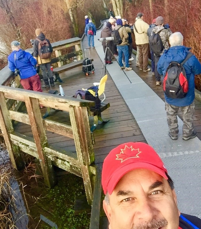  John Preissl took this selfie of the crowd at Deer Lake.