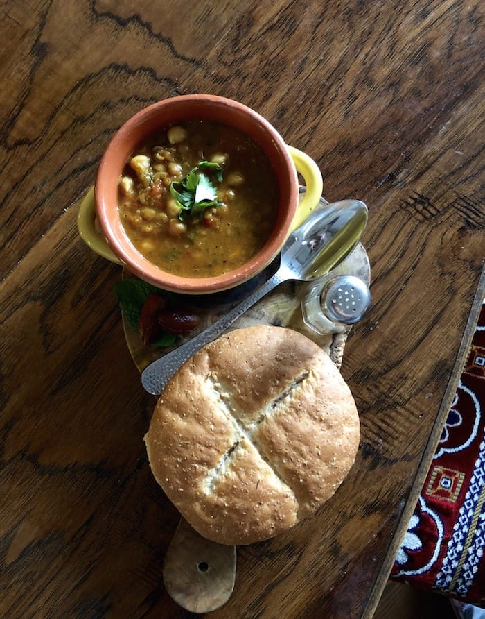  Harrira, a traditional lentil and chickpea soup, from Moltaqa in Gastown (Lindsay William-Ross/Vancouver Is Awesome)