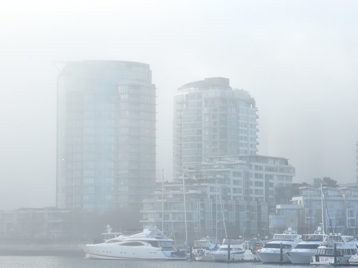  Fog blankets Vancouver Jan. 14, 2019 Photo by Dan Toulgoet
