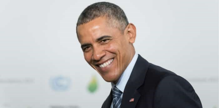  LE BOURGET near Paris, FRANCE - NOVEMBER 30, 2015 : Barack Obama, President of United State of America at the Paris COP21, United nations conference on climate change. / Shutterstock