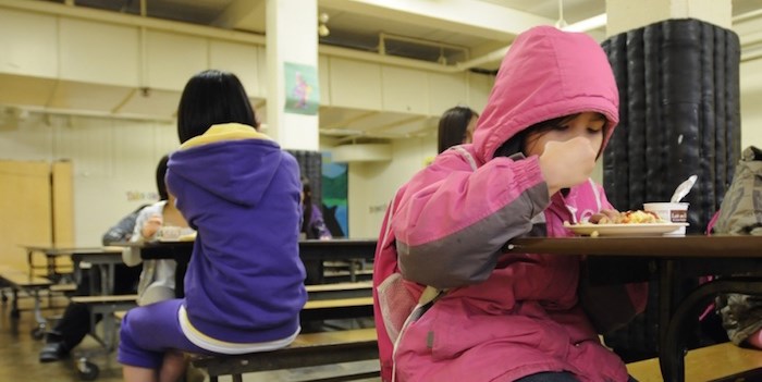  The Food4School program helps pay for lunches for vulnerable kids in 18 elementary schools in Vancouver. Photo by Dan Toulgoet.