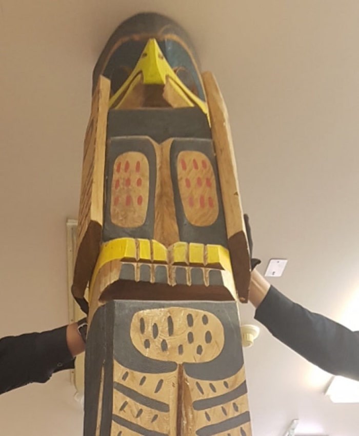  Totem pole (Photo courtesy Delta PD)